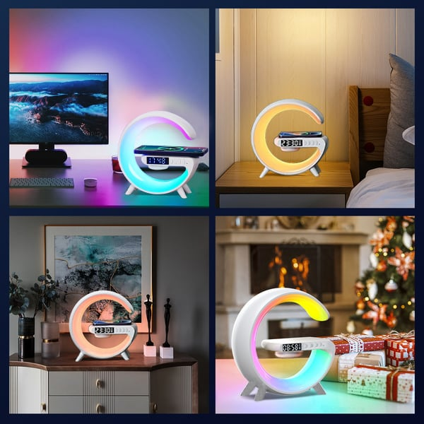 GlowTunes Smart Lamp - Multifunktionell Bluetooth-högtalare
