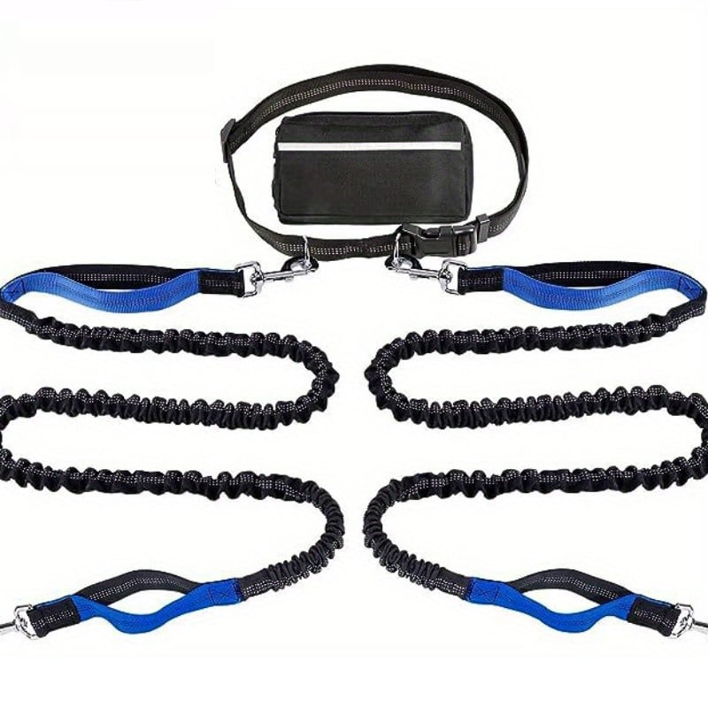 DoggoBelt™ | Handsfree hundkoppel med dragkedjeficka