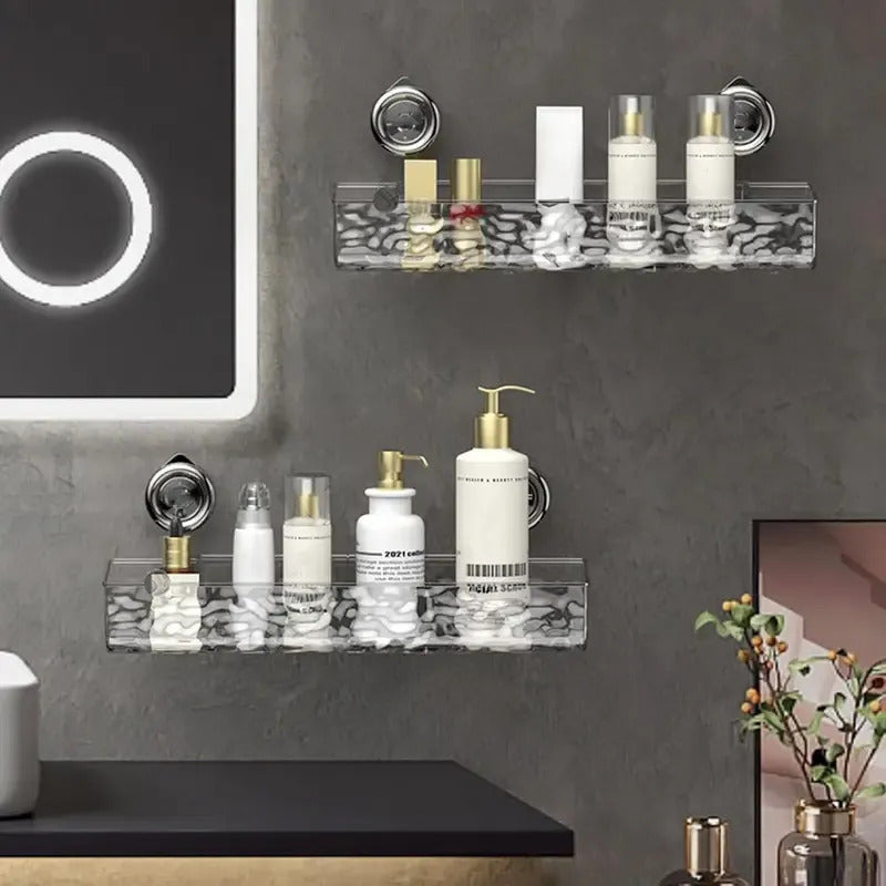 GripLock Shower Caddy™ – Badrumshylla utan borrning med stark sugkraft och platsbesparande design
