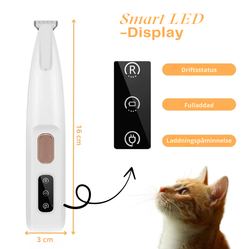 FurWhisper™ | Tyst Trimmer för Kattvård