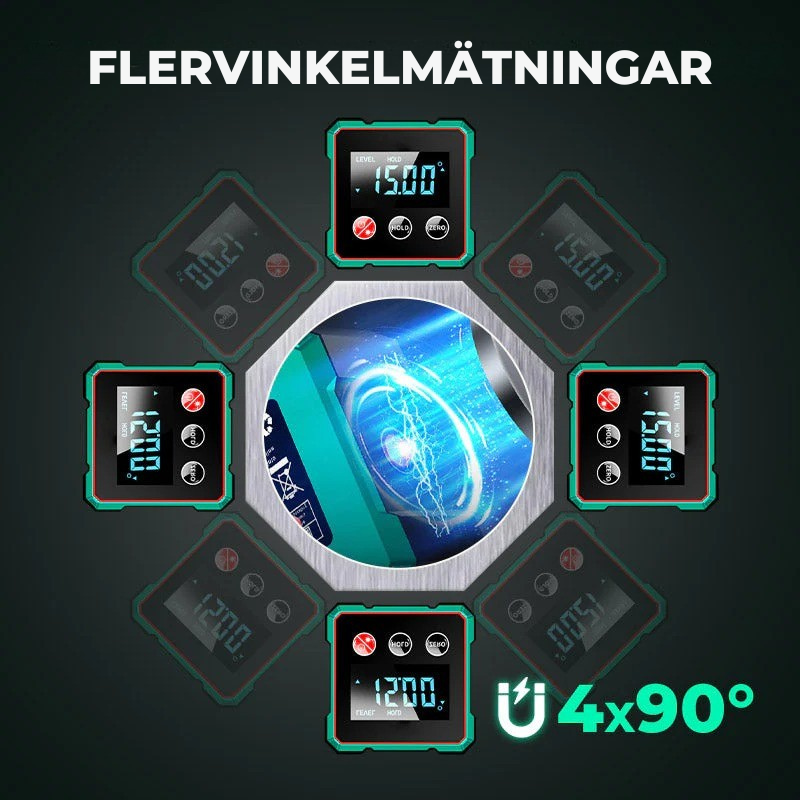 AngleMaster Pro – Digital Vinkelmätare i Fickstorlek