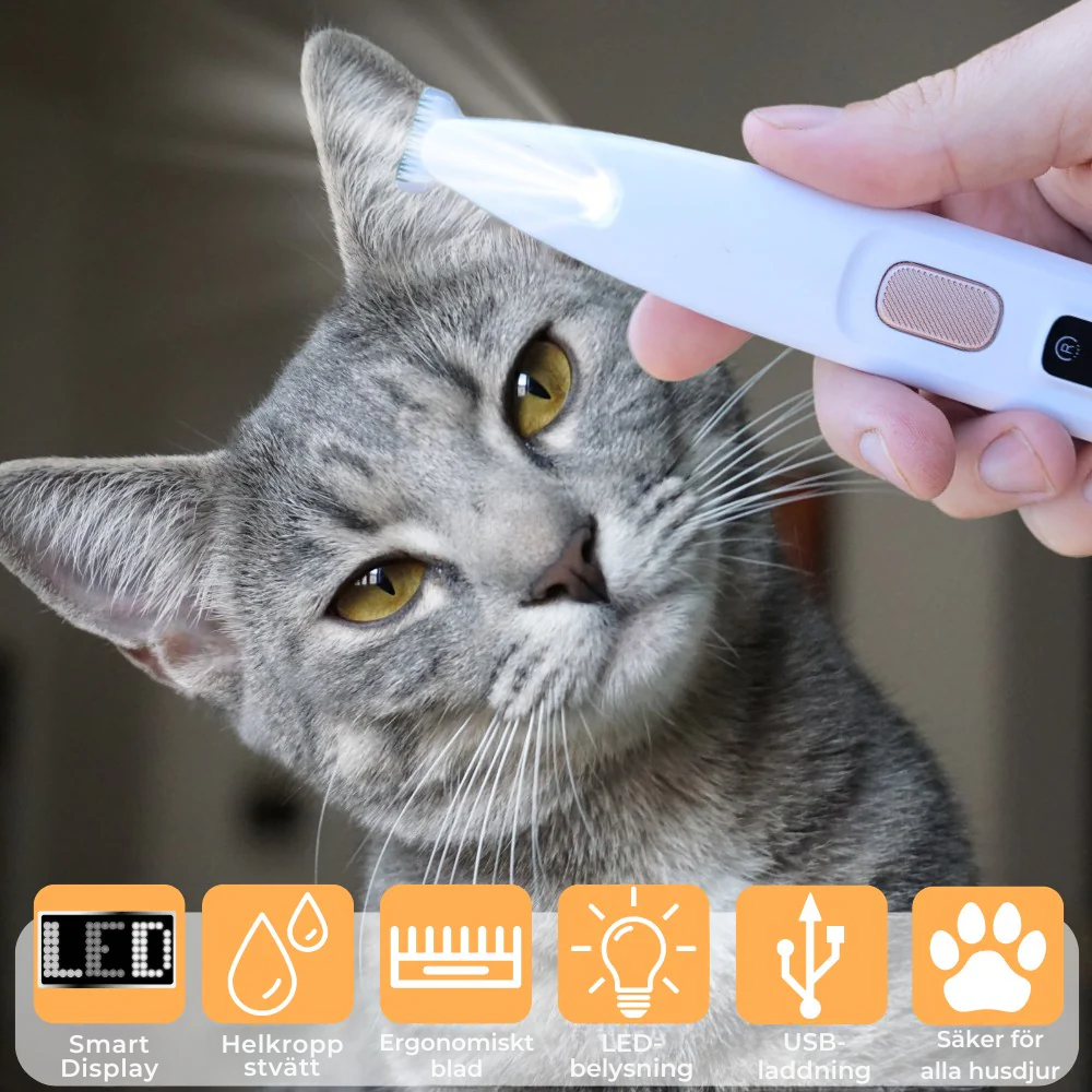 FurWhisper™ | Tyst Trimmer för Kattvård