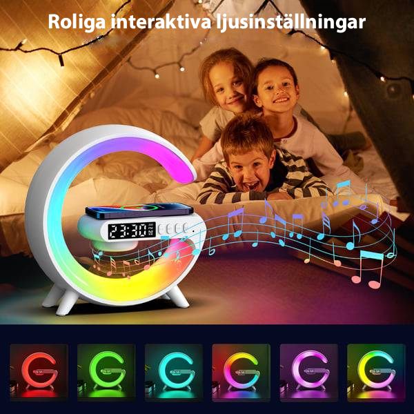 GlowTunes Smart Lamp - Multifunktionell Bluetooth-högtalare