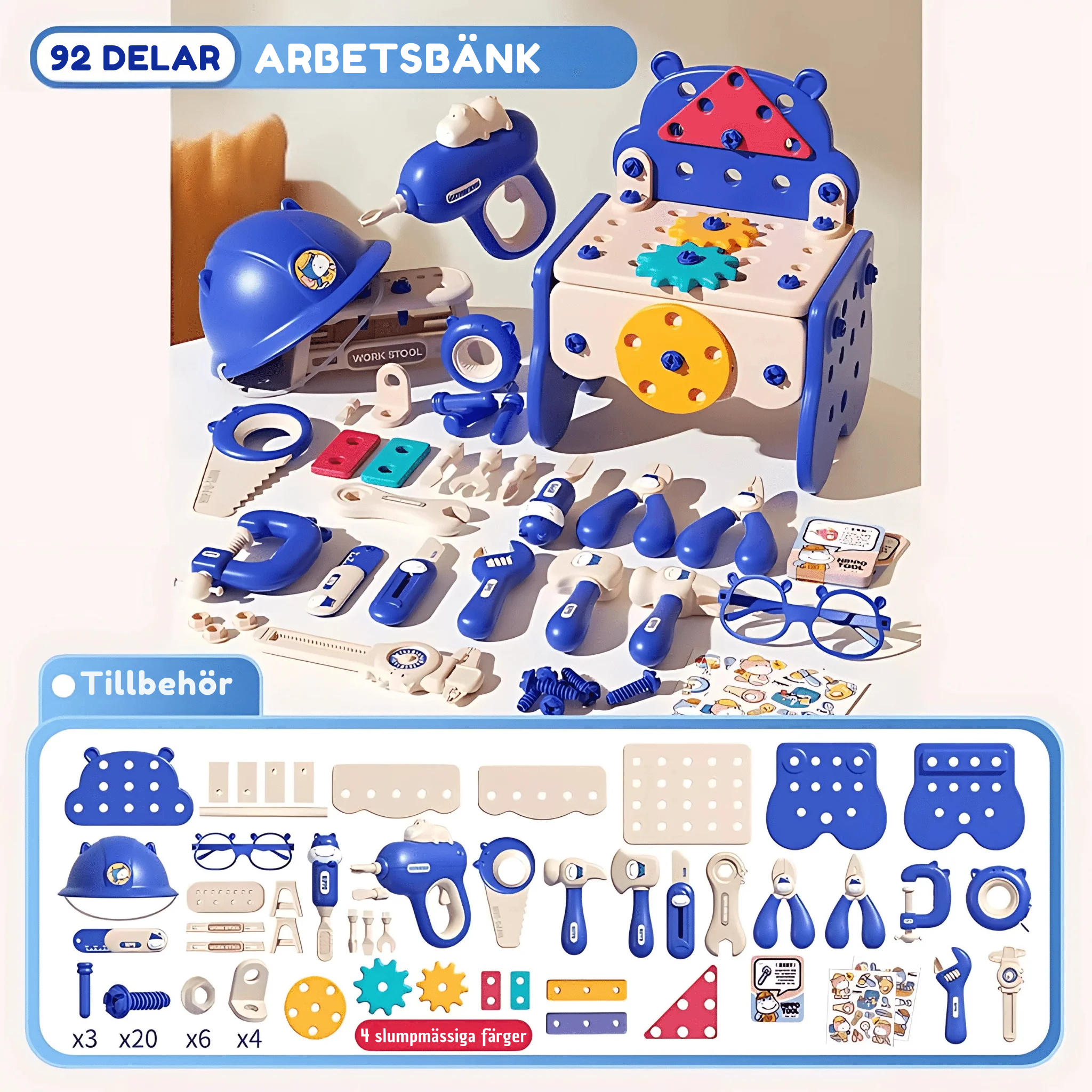 Little Maker’s Workshop – Montessori Verktygssats ✨