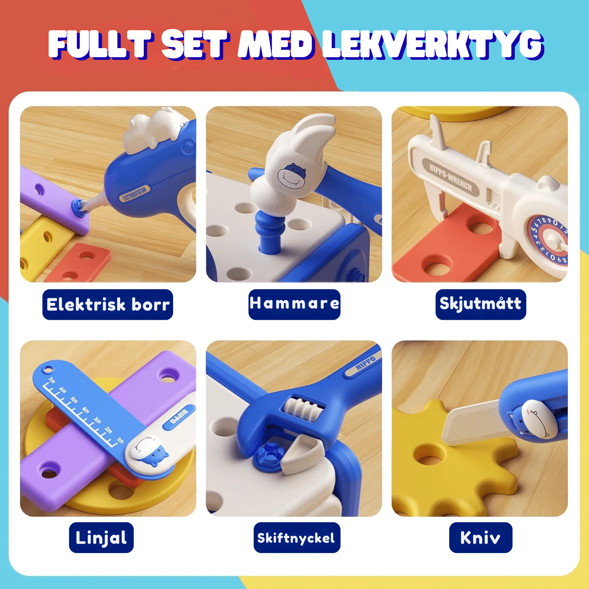 Little Maker’s Workshop – Montessori Verktygssats ✨