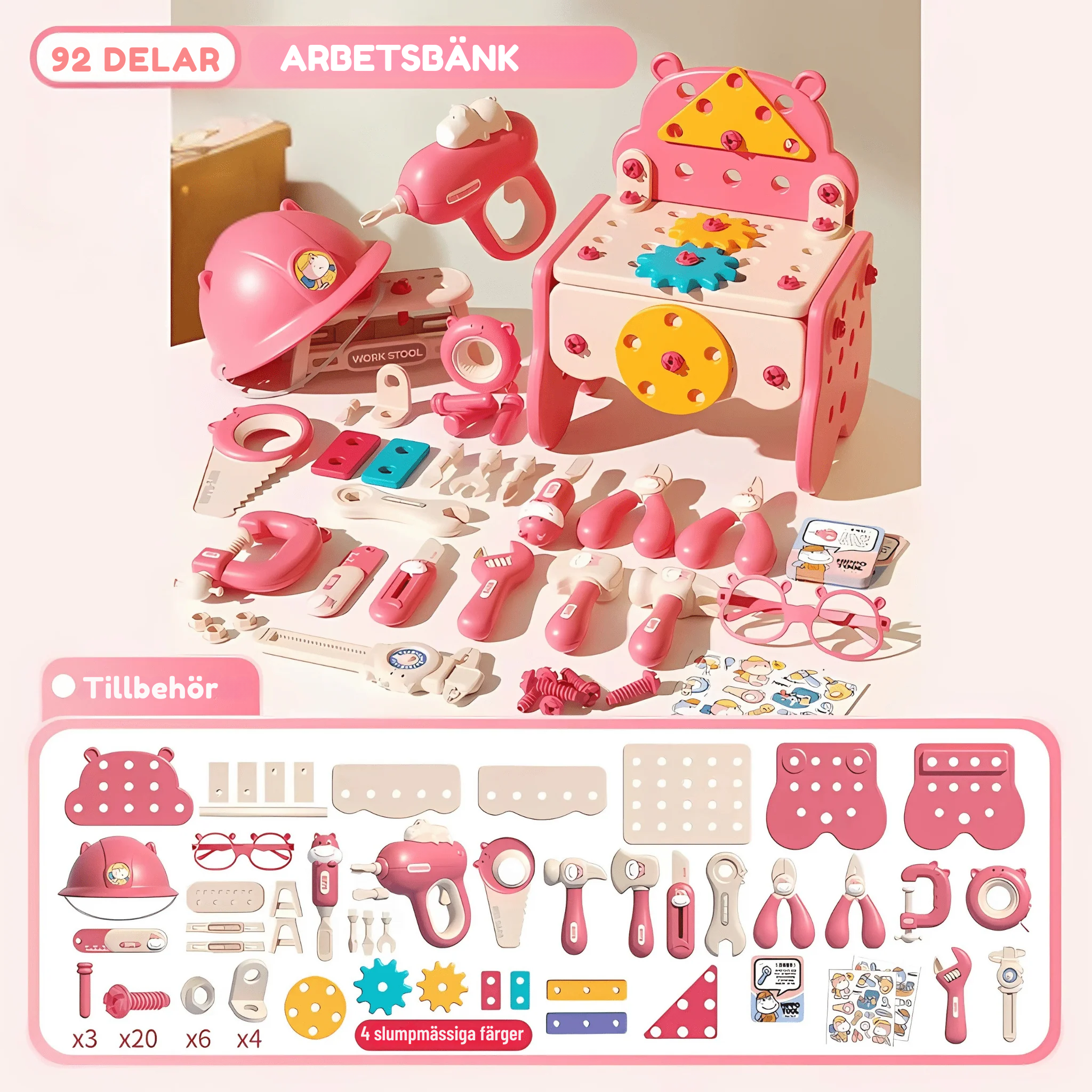 Little Maker’s Workshop – Montessori Verktygssats ✨