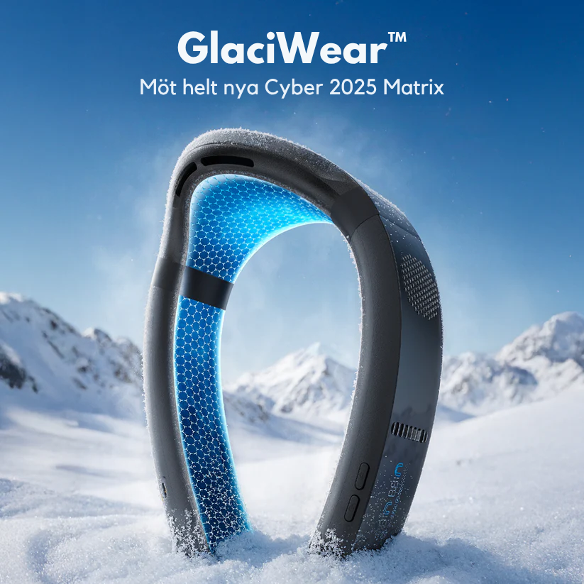 GlaciWear™ | Bärbar nackluftkonditionering