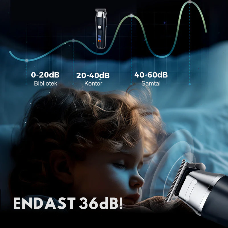ClipPro™ | LCD-skärm Professionell Elektrisk Hårklippare