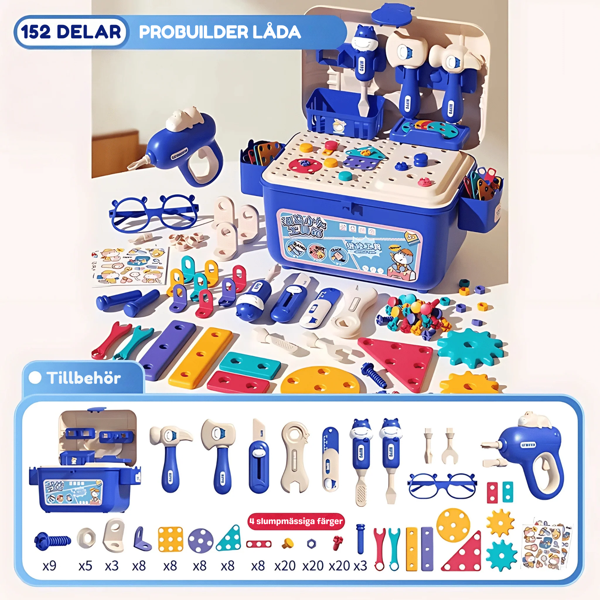 Little Maker’s Workshop – Montessori Verktygssats ✨