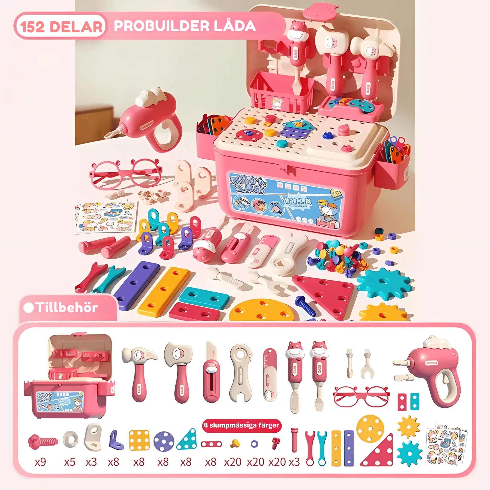Little Maker’s Workshop – Montessori Verktygssats ✨