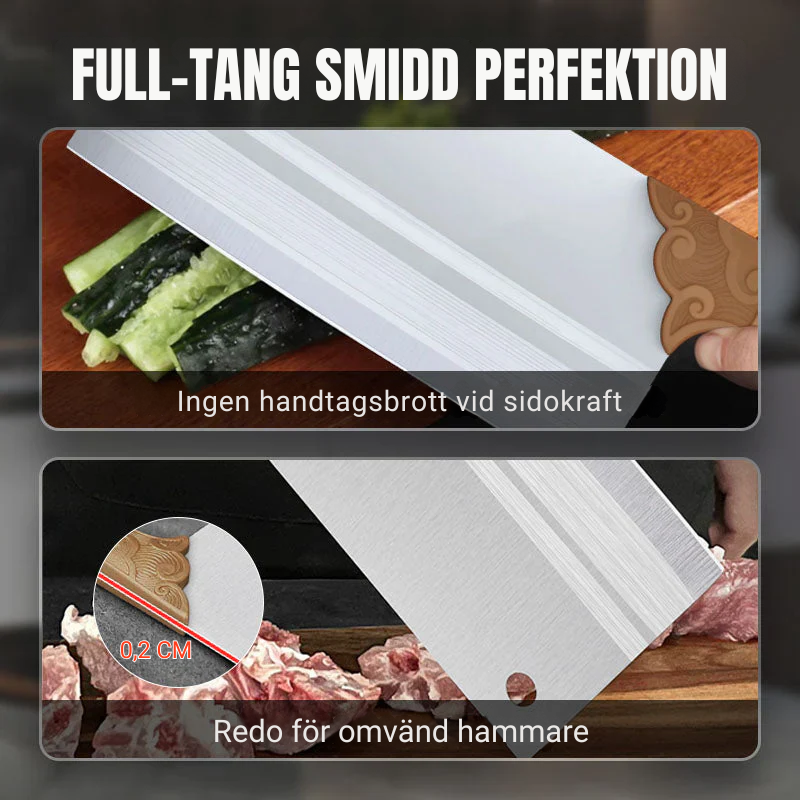 EdgeMaster™ Smidd Kökskniv – Vass och Hållbar