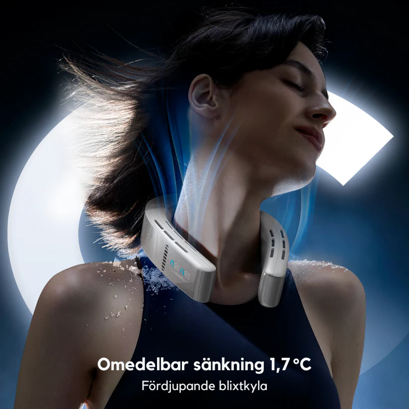 GlaciWear™ | Bärbar nackluftkonditionering