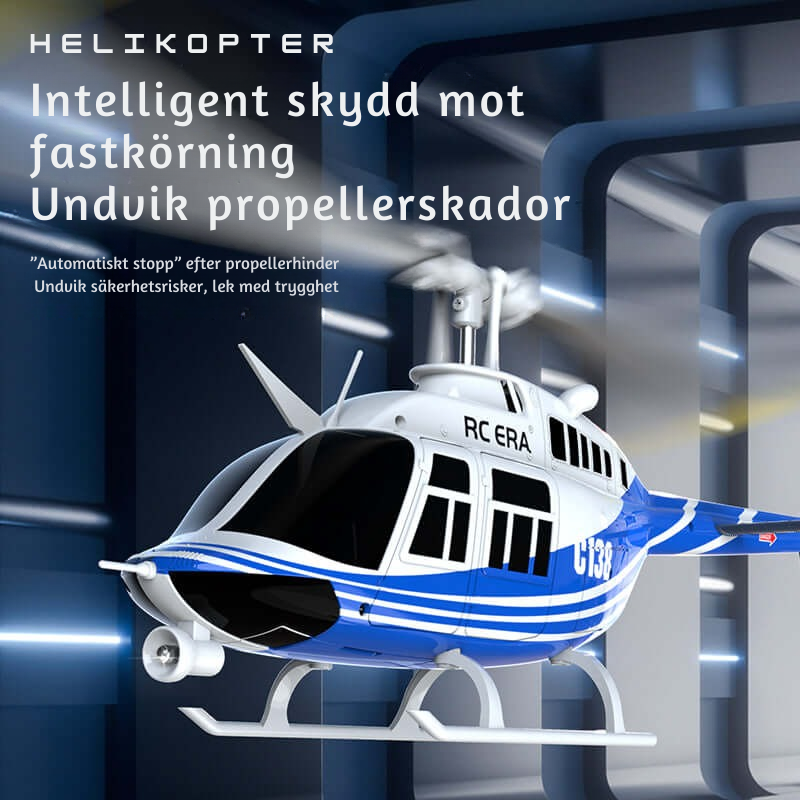 AeroHawk™ C138 6CH fjärrkontrollerad helikopter med gyro och optisk flödespositionering