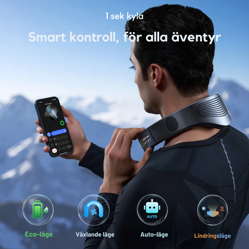 GlaciWear™ | Bärbar nackluftkonditionering