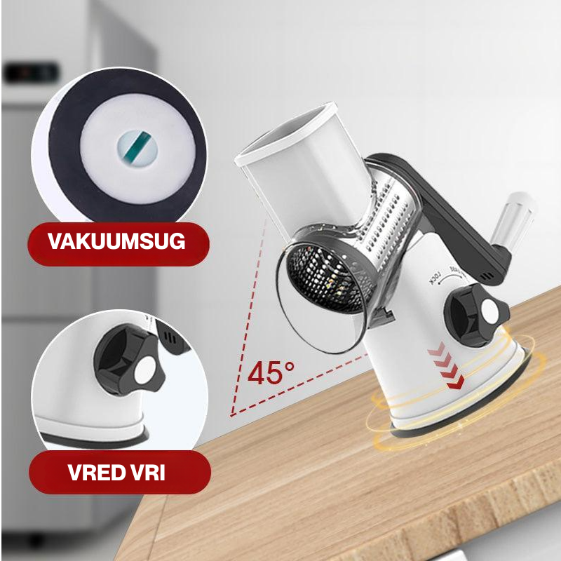 SwiftGrate Pro™ | Multifunktionell Manuell Roterande Rivare & Hackare
