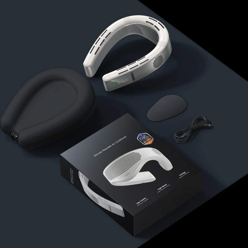 GlaciWear™ | Bärbar nackluftkonditionering