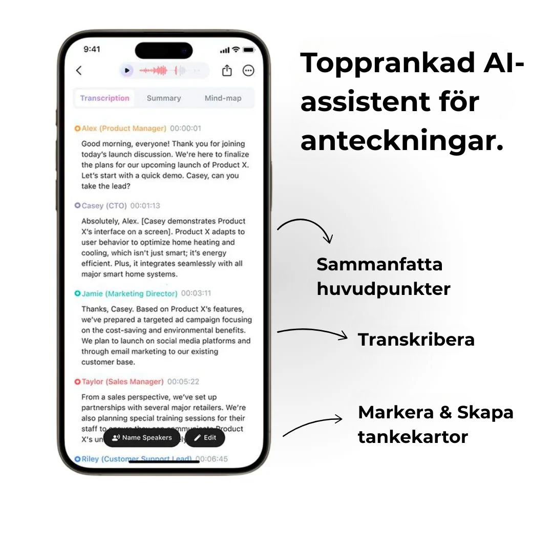 MemoFlow | AI-anteckningsassistent
