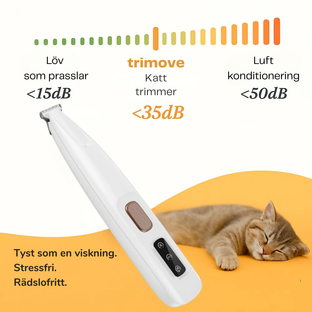 FurWhisper™ | Tyst Trimmer för Kattvård