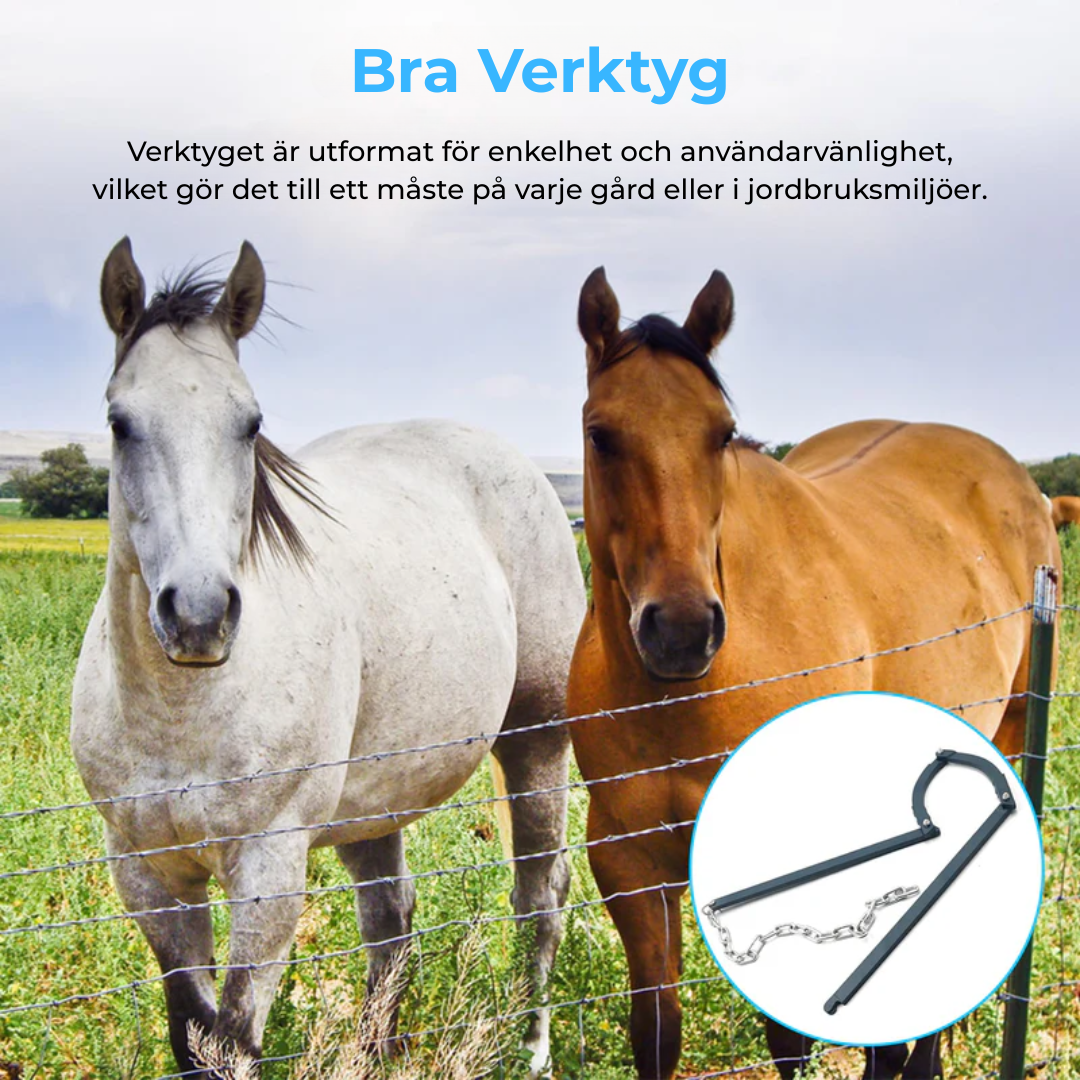 SnapStake™ | Stängselklämma för Snabb Reparation av Lösa Brädor