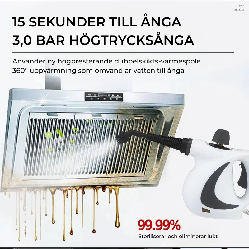 SafeSteam 1050 | Ångrengörare för desinfektion