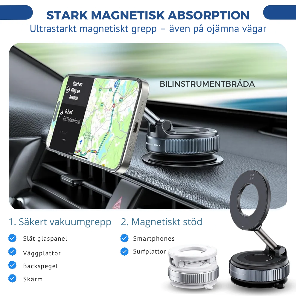 Magnetiq Pro™ | 360° magnetisk telefonhållare