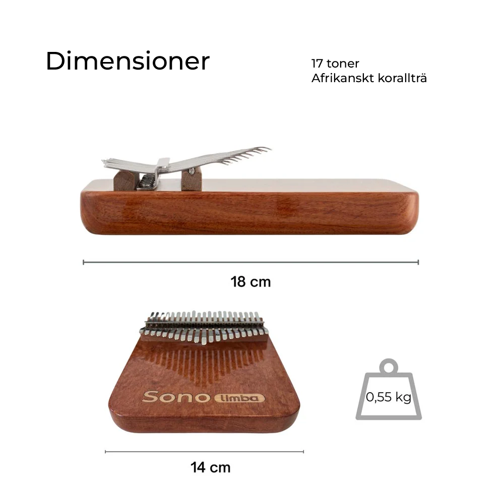 Coralimba | Handgjord Kalimba