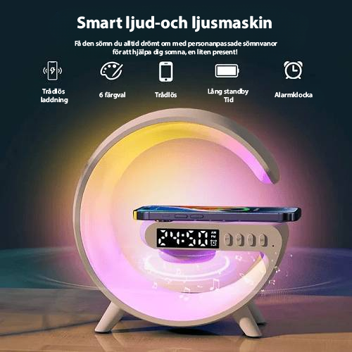 GlowTunes Smart Lamp - Multifunktionell Bluetooth-högtalare