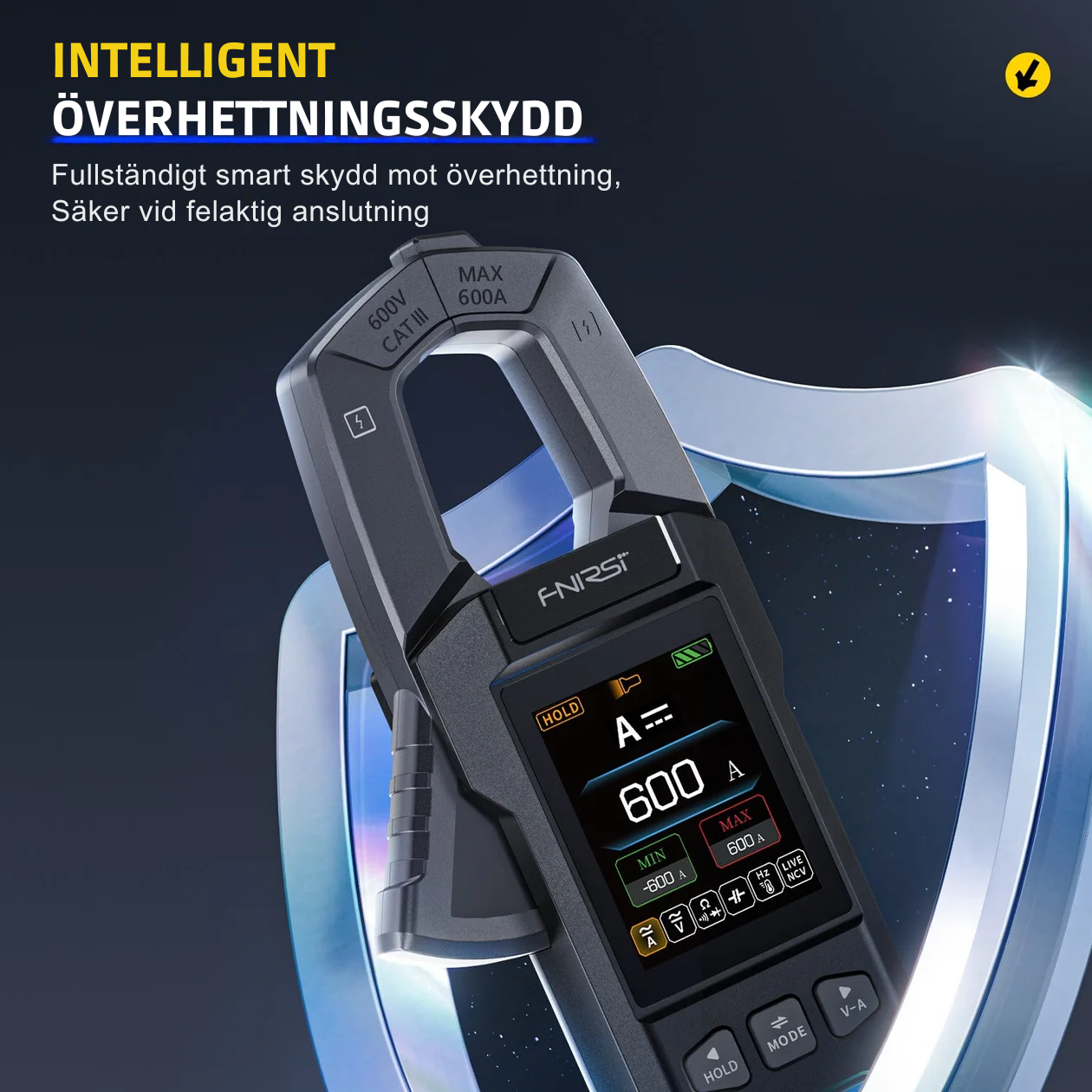 DMC-100 SmartMeter™ | Precision Clamp Multimeter med Färgdisplay