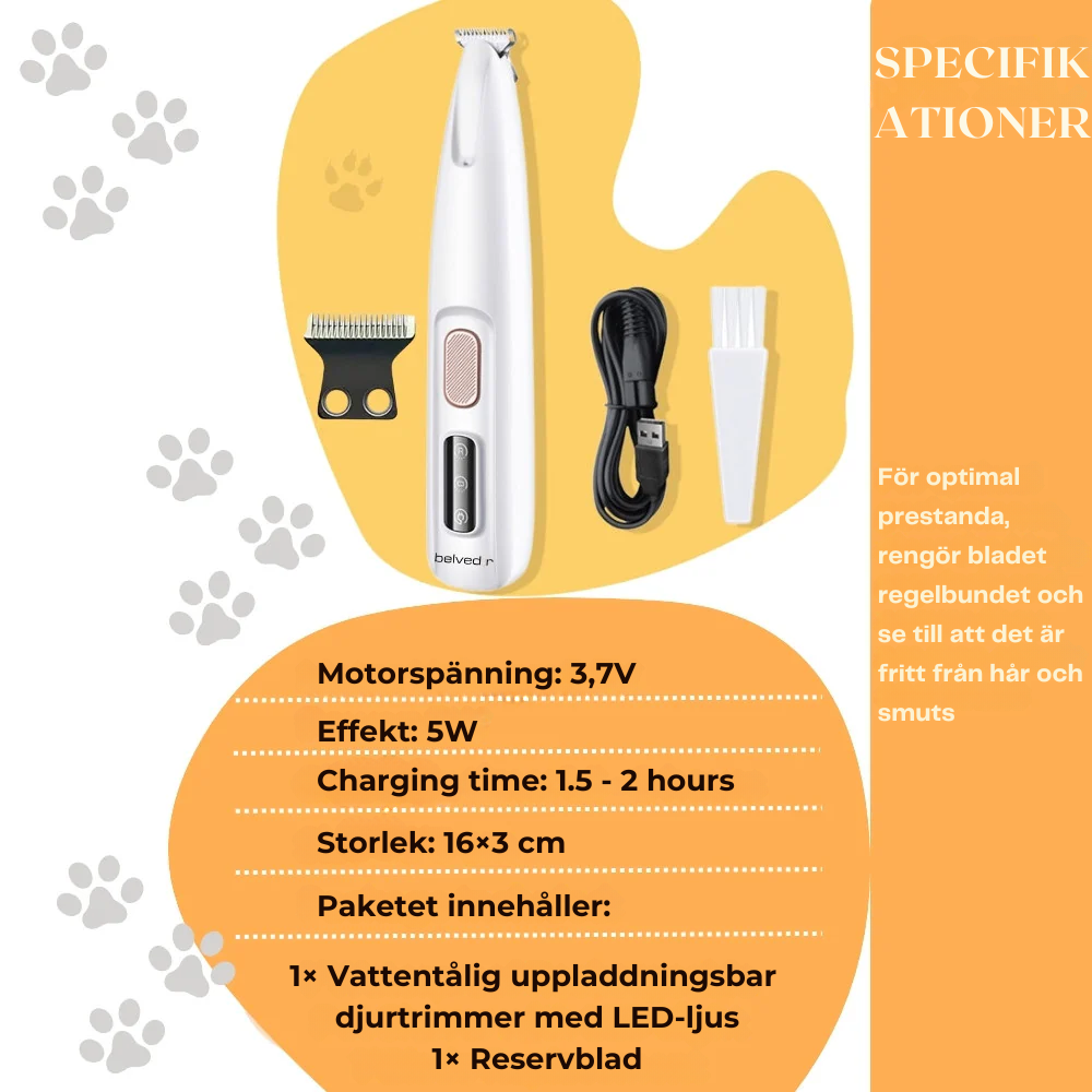 FurWhisper™ | Tyst Trimmer för Kattvård