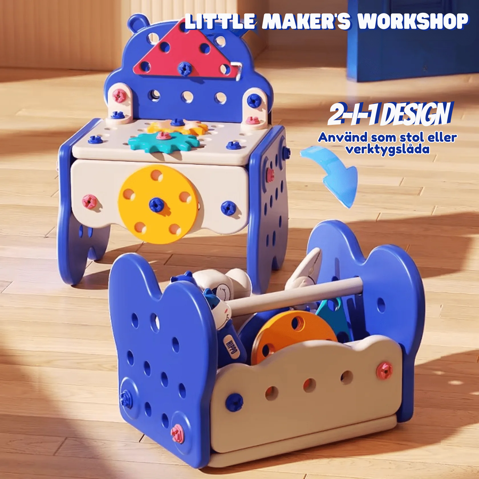 Little Maker’s Workshop – Montessori Verktygssats ✨