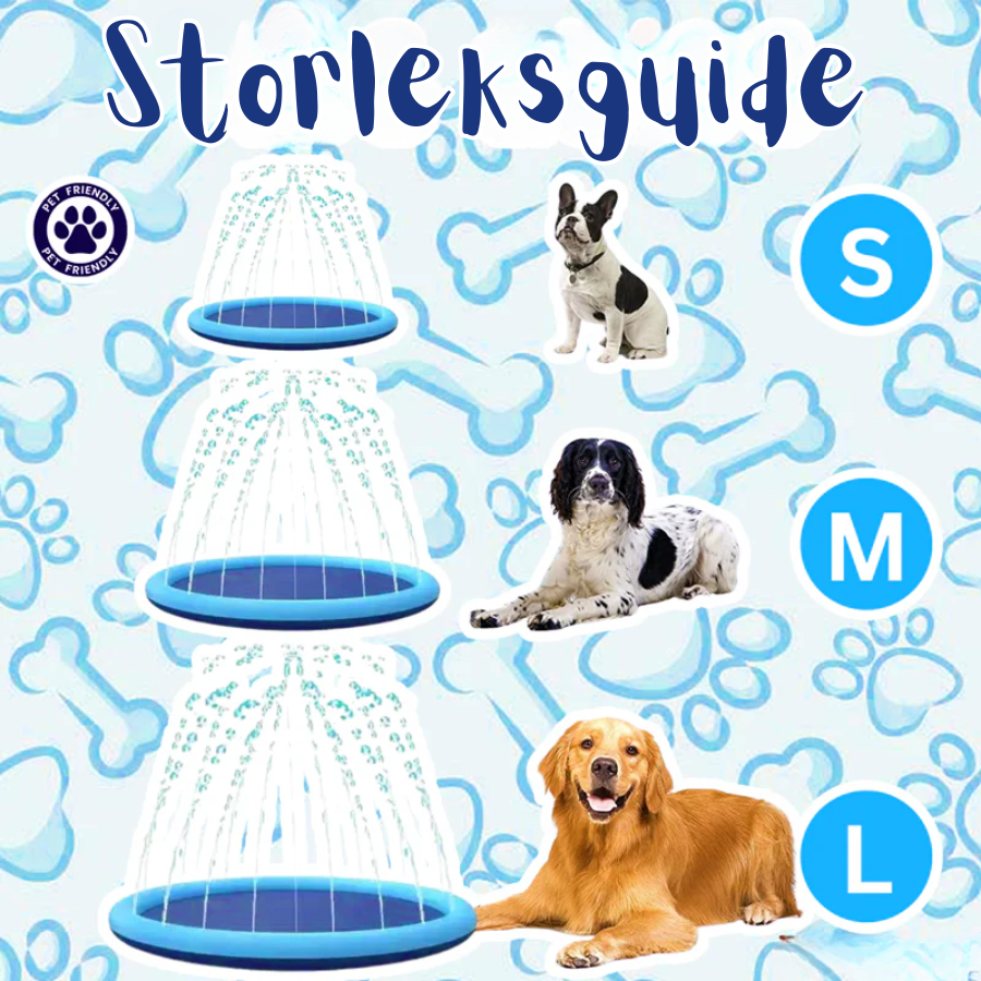 SplashPup™ – Vattenspridarpool för hundar