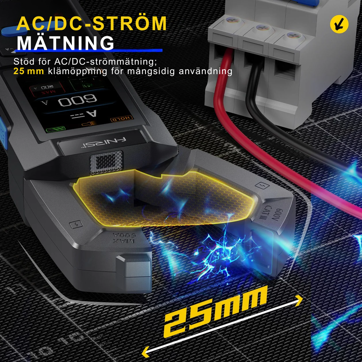 DMC-100 SmartMeter™ | Precision Clamp Multimeter med Färgdisplay