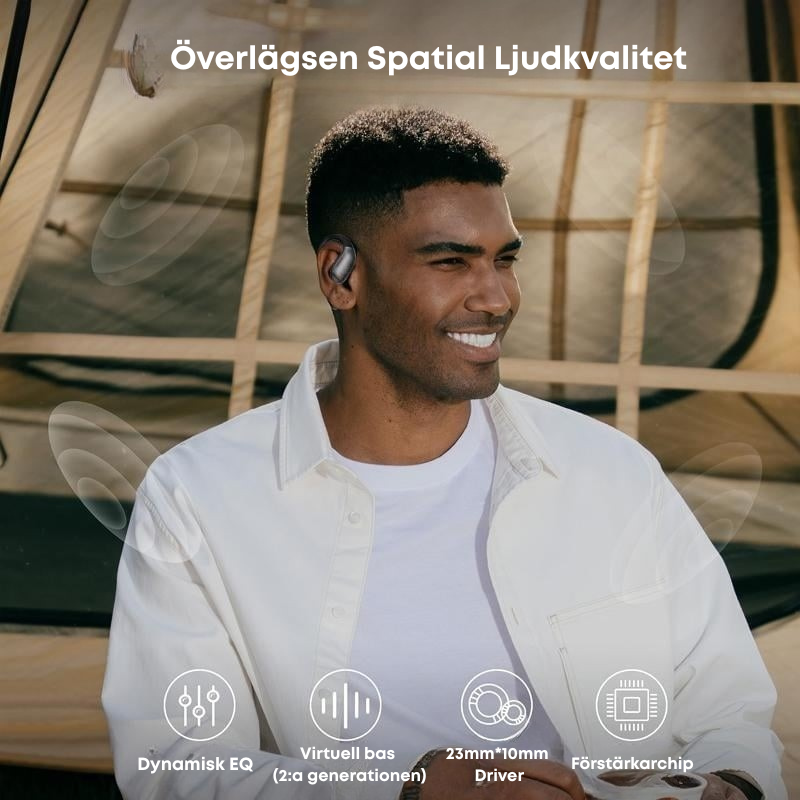 ClearTalk Pro – Trådlösa Bluetooth-öronsnäckor