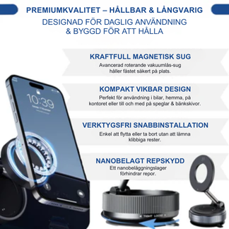 Magnetiq Pro™ | 360° magnetisk telefonhållare