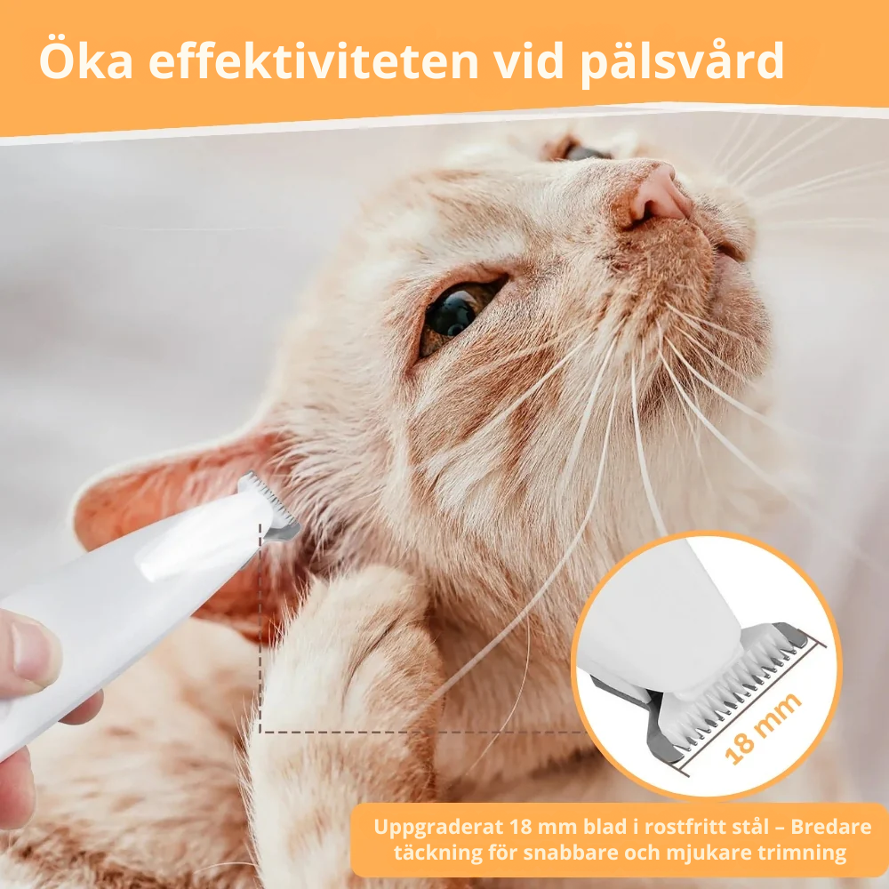 FurWhisper™ | Tyst Trimmer för Kattvård