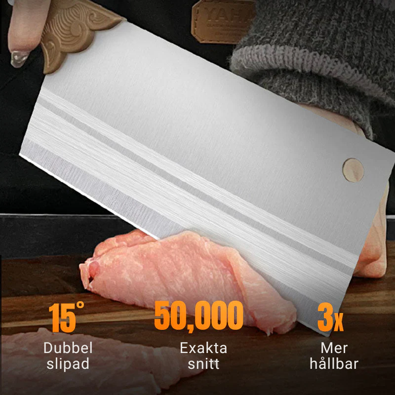 EdgeMaster™ Smidd Kökskniv – Vass och Hållbar