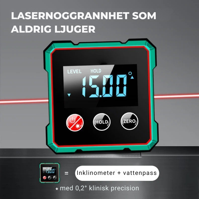 AngleMaster Pro – Digital Vinkelmätare i Fickstorlek