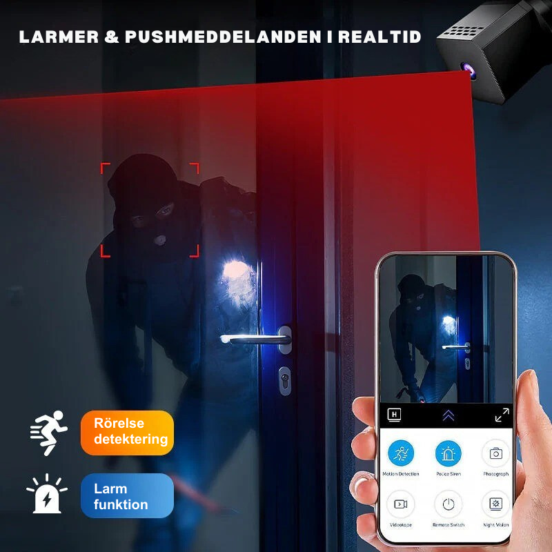 StealthVision™ Mini – Trådlös övervakning dygnet runt var som helst