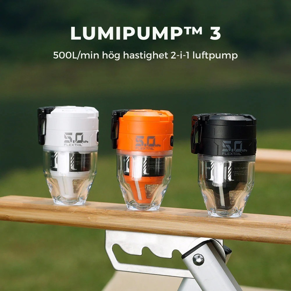 LumiPump™ 3 – Ultimat Portabilitet