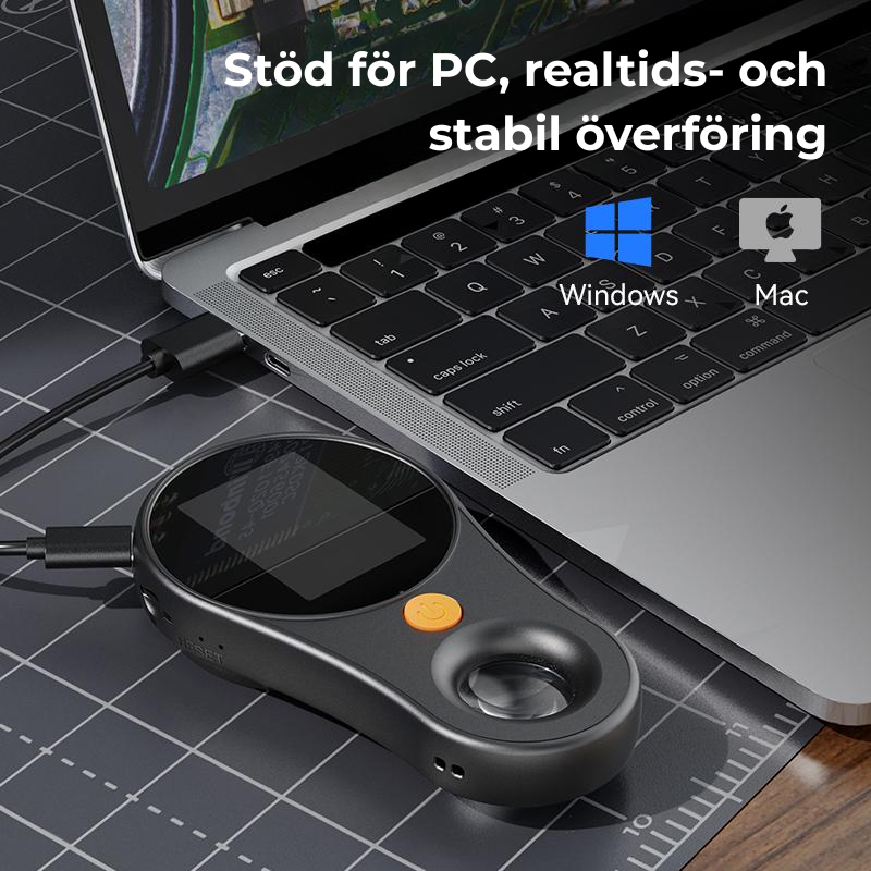 Zoomin™ | Handhållet digitalt mikroskop med LED‑belysning