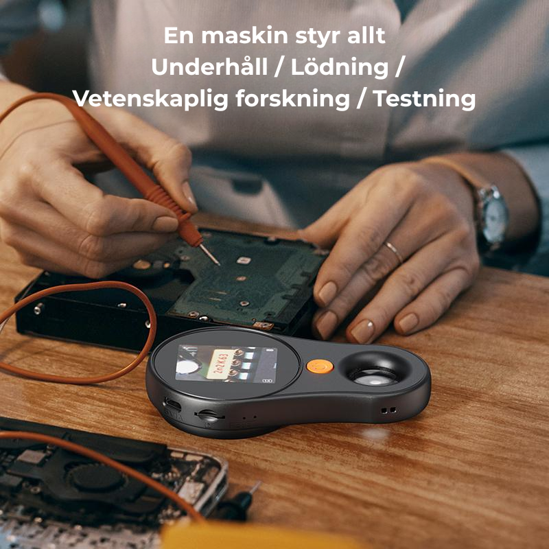 Zoomin™ | Handhållet digitalt mikroskop med LED‑belysning