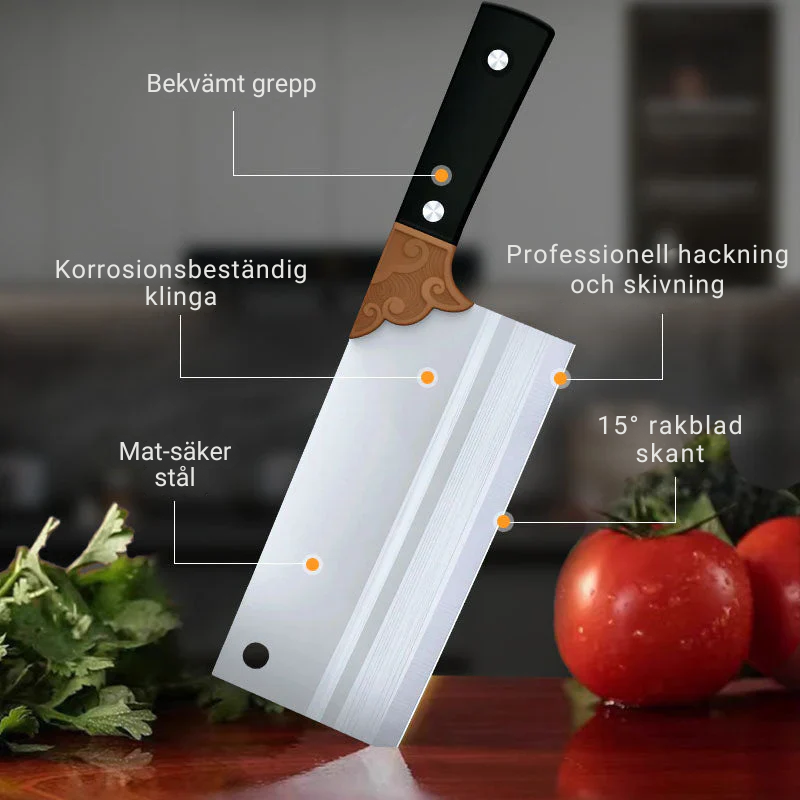EdgeMaster™ Smidd Kökskniv – Vass och Hållbar