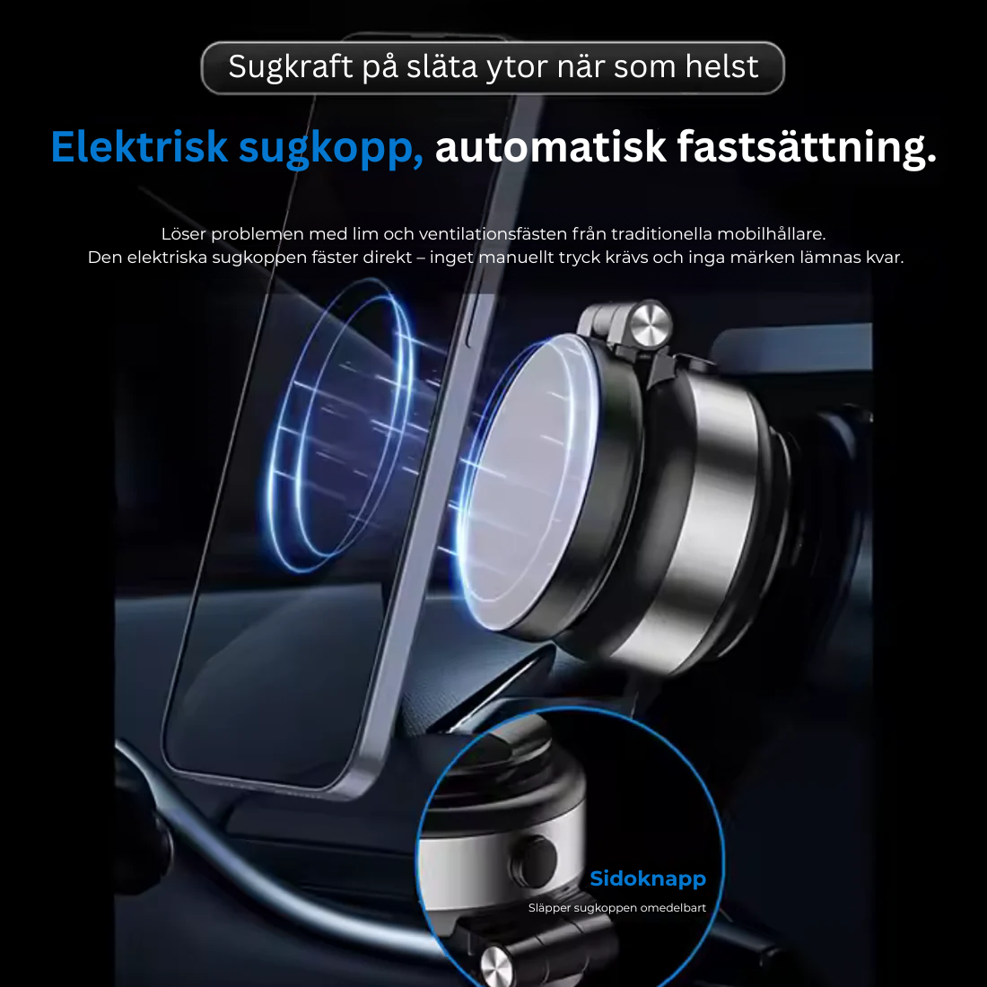 HoldNGo™ | 360° Magnetisk Mobilhållare