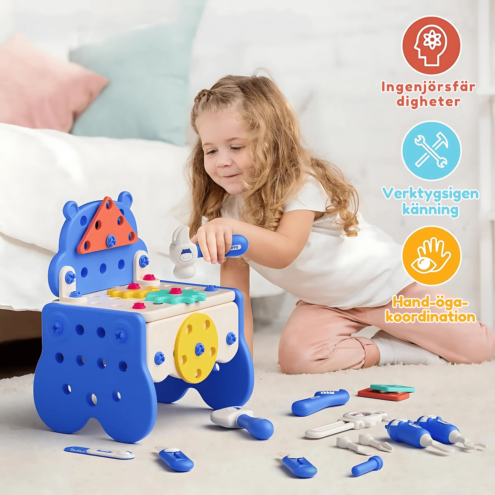 Little Maker’s Workshop – Montessori Verktygssats ✨