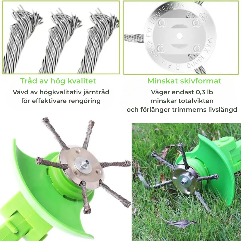 SteelSpiral™ | Kraftig ogräsklippare