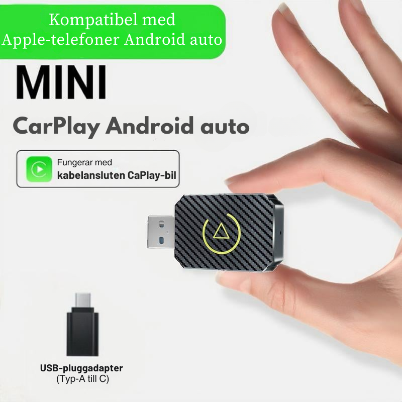 AutoPlugGo™ | Mini Trådlös CarPlay-adapter