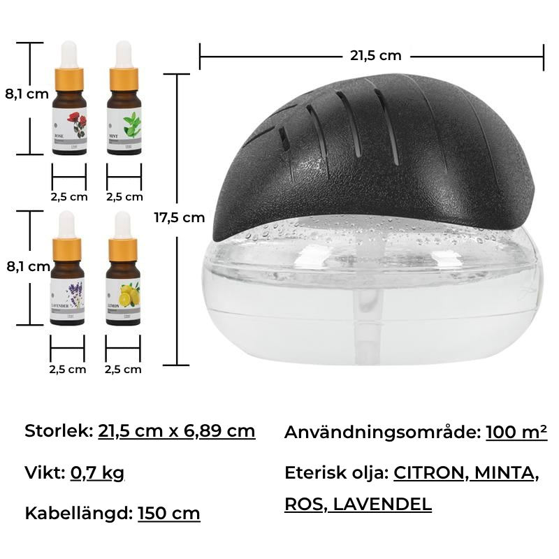 Purifient™ | Inomhusluftrenare