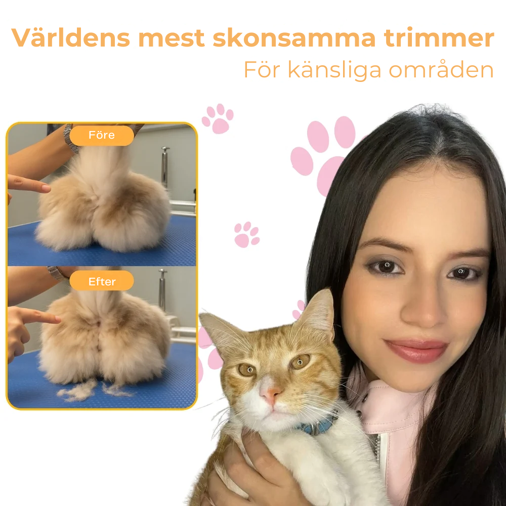 FurWhisper™ | Tyst Trimmer för Kattvård