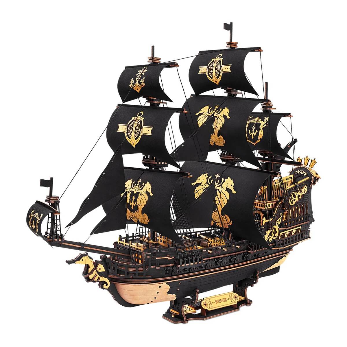 Seahorse Warbarque™ - 3D-träpussel
