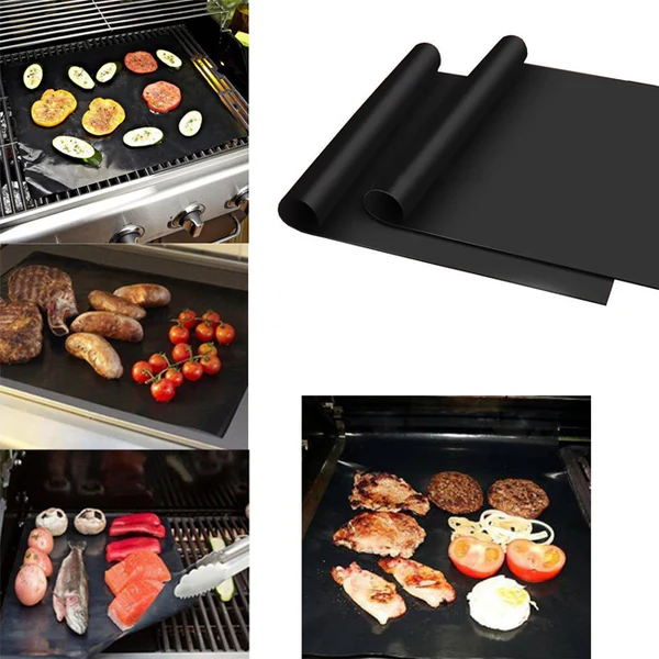 Lyxig BBQ Grillmatta – Non-stick, Återanvändbar & Disksäker för Grill och Ugn
